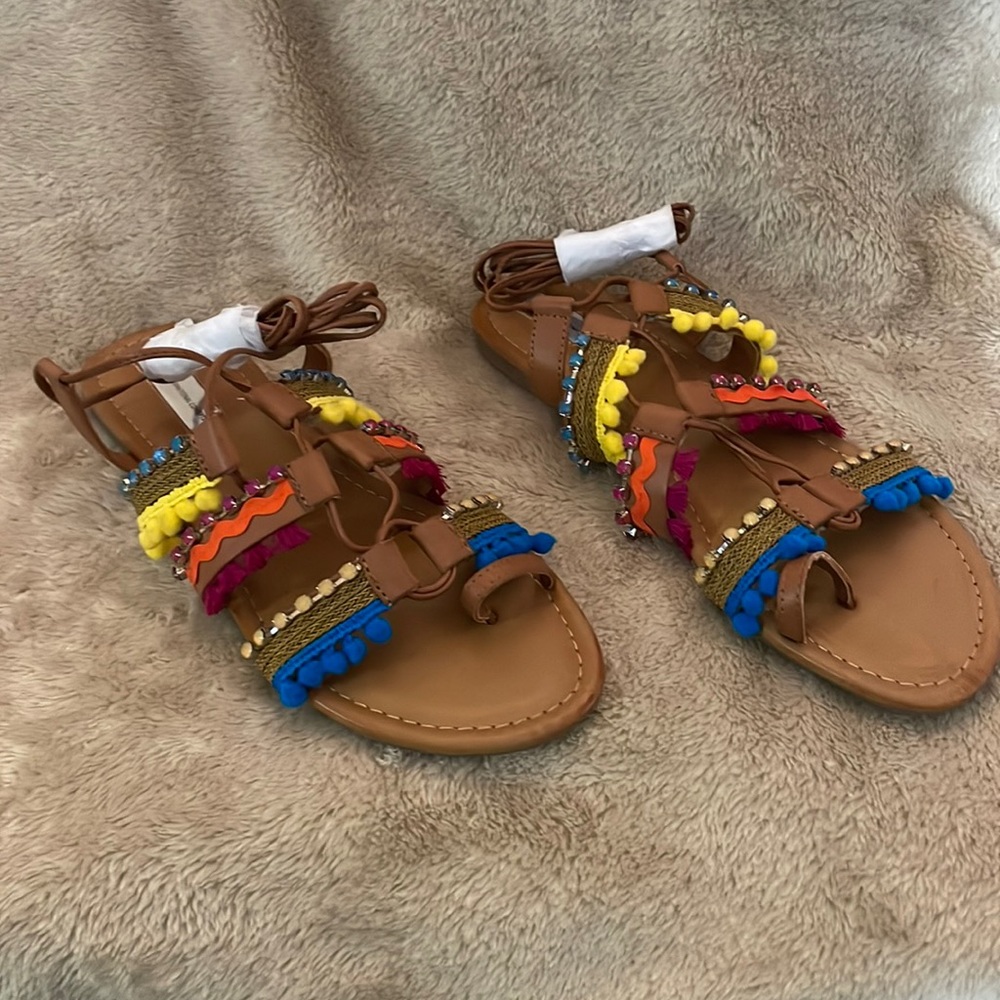 Inc never worn lace up sandals